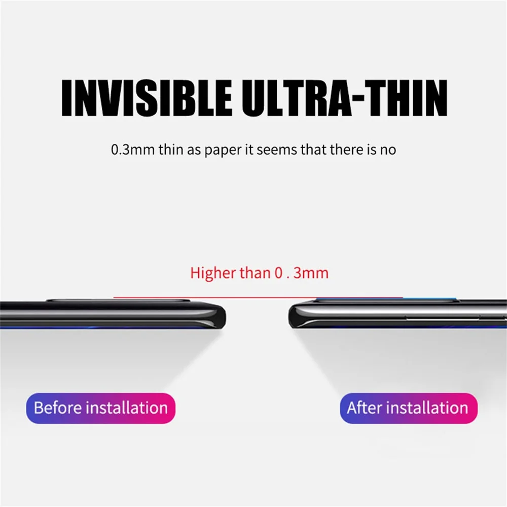 Модный металлический защитный чехол для объектива камеры задняя крышка защитное