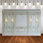 Фон для фотосъемки с изображением белых классических Стены Двери лампы дворец фон декоративный фон для фотостудий баннер