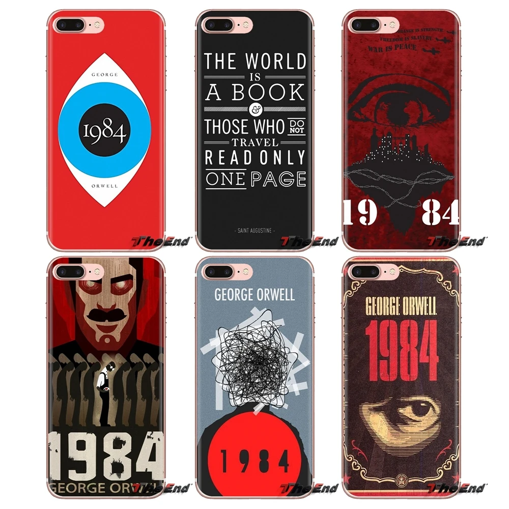 For Huawei Nova 2 3 2i 3i Y6 Y7 Y9 Prime Pro GR3 GR5 2017 2018 2019 Y5II Y6II 1984 George Orwell book Silicone Phone Shell Cases |