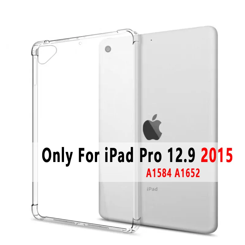 Мягкий силиконовый чехол для iPad Pro 12 9 2015 2017 2018 2020 Ультратонкий A1584 A1652 A1670 A1671 A1876 A2014