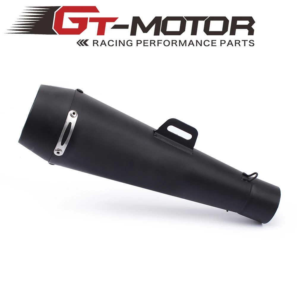 

GT двигатель на входе 51 мм Универсальный мотоцикл выхлопной гоночный глушитель выхлопа GP для большинства мотоциклов