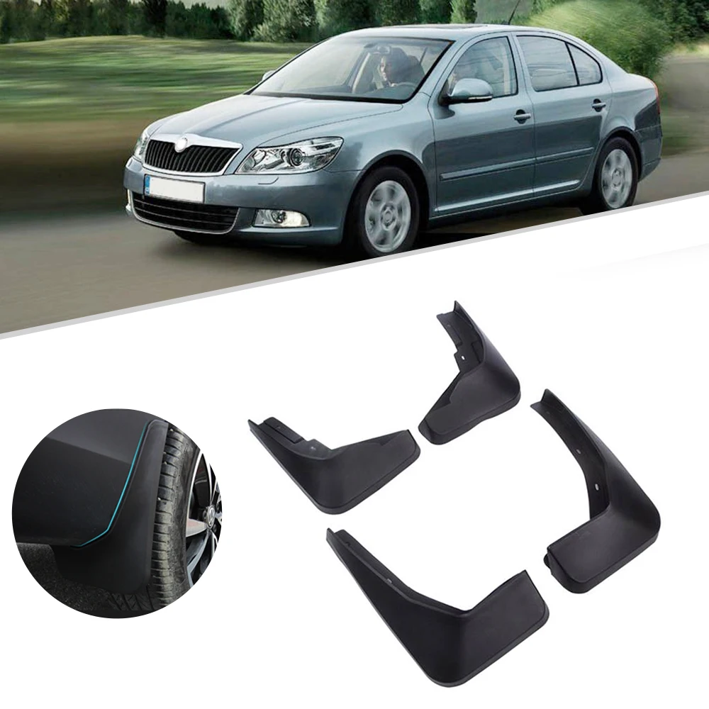Передние и задние брызговики для Skoda Octavia A5 2004 2005 2012 седан авто светоотражающие