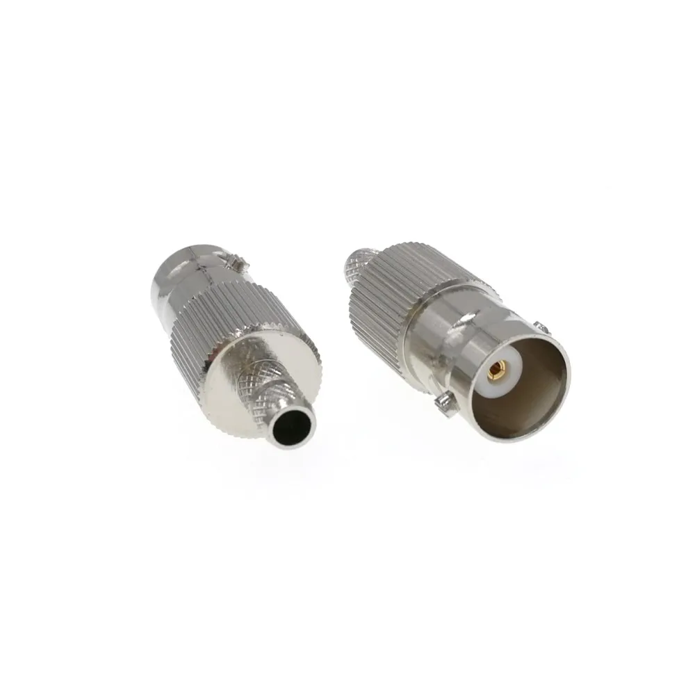 100 шт. BNC разъем обжимной для RG58 RG142 LMR195 RG400 кабель RF разъем|plug connector|l connectorplug female |