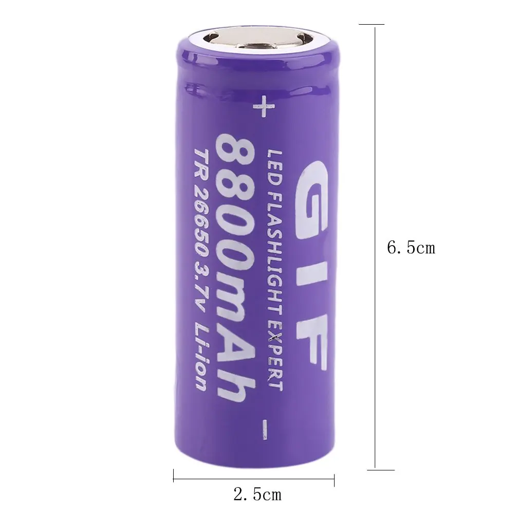 3 7 V 26650 8800mAh литий-ионный аккумулятор для светодиодный фонарь Безопасный и
