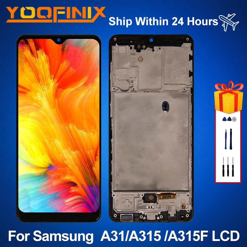 

6.4"For Samsung Galaxy A31 LCD A315 Display Digitizer Assembly Replacement Parts For Samsung SM-A315F SM-A315F/DS A315F/DS LCD