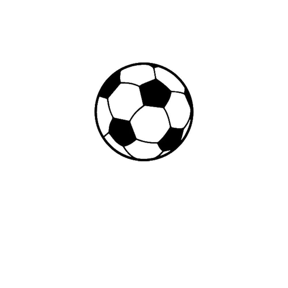 Футбола изготовленный на заказ имя наклейка стену футбольную тематику для