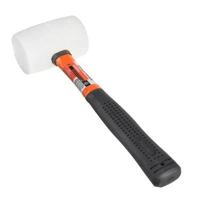Киянка ЕРМАК белая резина фибергласовая обрезиненная рукоятка 680г | Инструменты