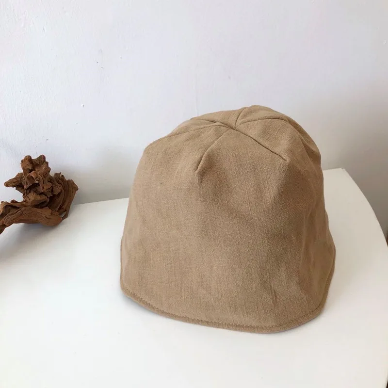 Новинка 2020 женская шапка в рыбацком стиле осенне-зимняя японская однотонная