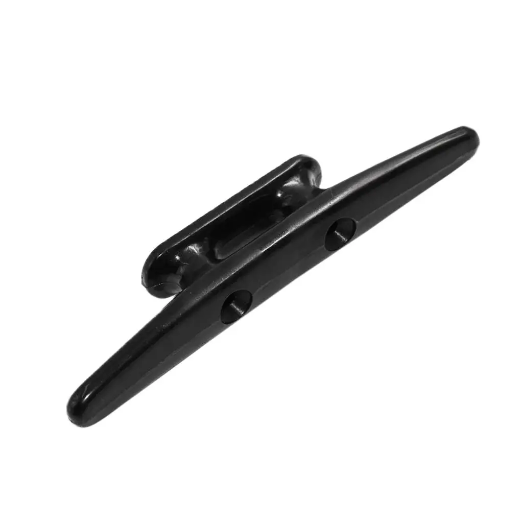 

1 Pcs 7' Black Nylon Closed Base Marine Boat & Dock 7 In Cleat