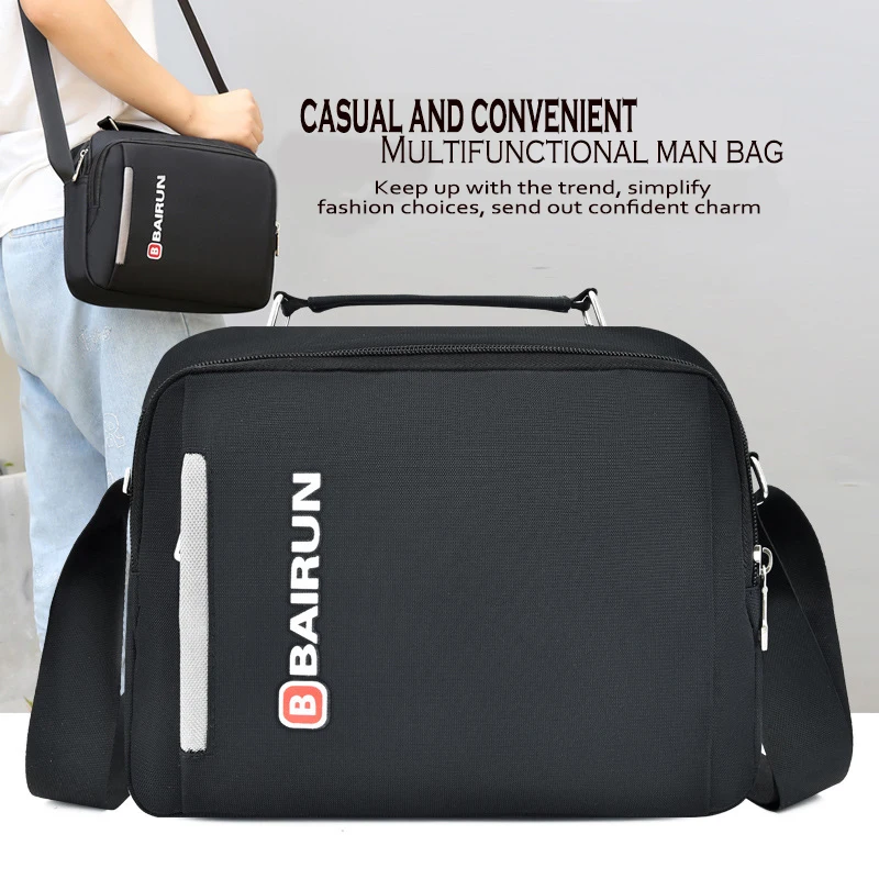 

Lightweight Handbag Outdoor Casual Men's Shoulder Bag Waterproof Large Capacity Handbag Nylon Messenger Bag JT450059