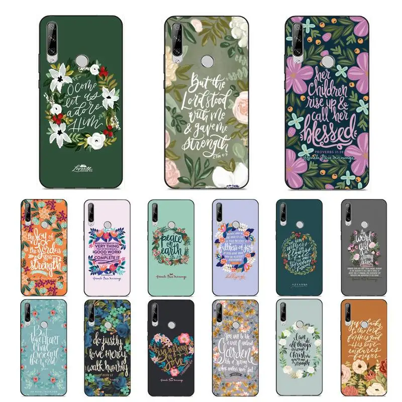 

MaiYaCa Bible verse Philippians Jesus Christ Christian Phone Case for Huawei Y 6 9 7 5 8s prime 2019 2018 enjoy 7 plus
