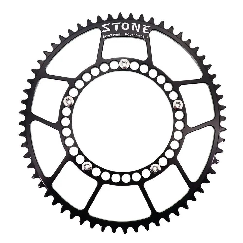 Каменная цепь 130 BCD для sram Красный для shimano 5700 6700 Овальный Круглый 38 40 42 44 46 48 52 58T 60T шоссейная велосипедная цепь 130bcd