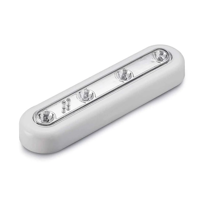 СВЕТОДИОДНЫЙ беспроводной ночник шкаф свет 4 Светодиодная батарея питание