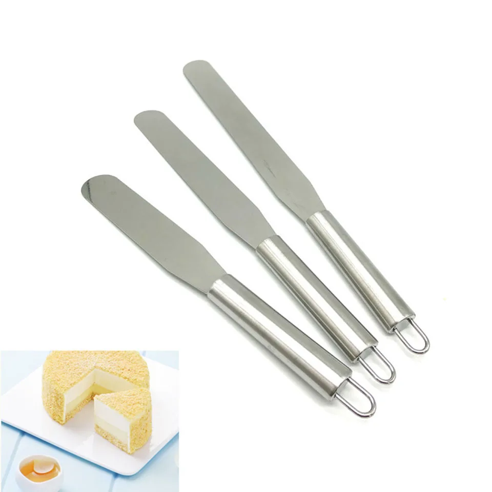 

Cake Decorating Tools Stainless Steel Baking & Pastry Tools Portable Cream Spatula Cake Butter Accessories Kitchen Gadgets