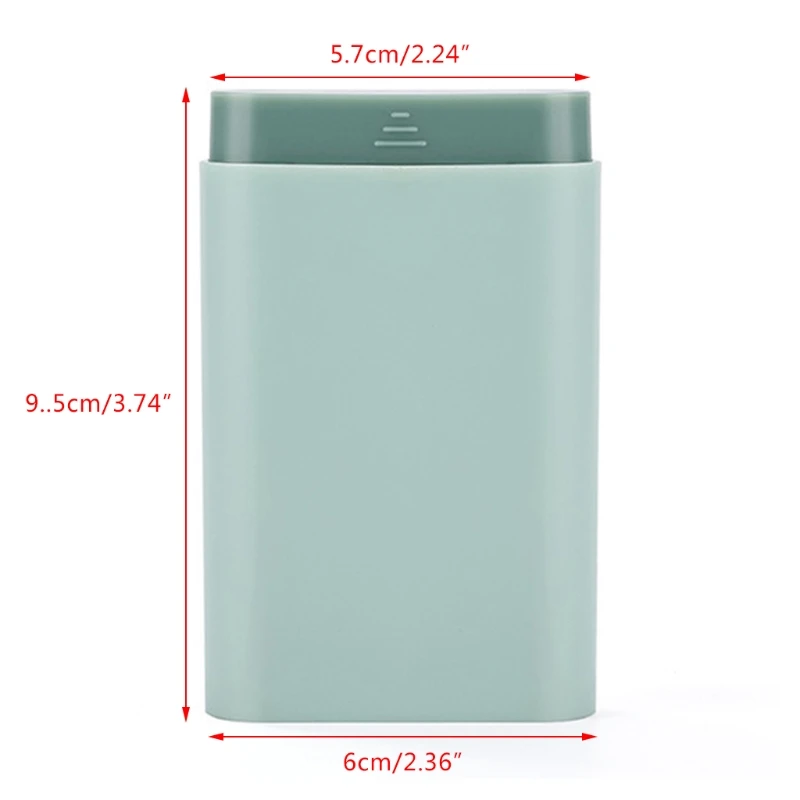 

H7JC Mini 6 Slots Moisture-proof Box Case Travel Vitamin Tablet Drug Dispenser Storage Container