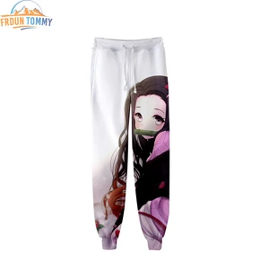 Новинка Kimetsu no Yaiba, одежда с 3d принтом, обернутые штаны, 2019 топы, хит продаж, весенние женские и мужские теплые тренировочные брюки, Jogger Kpops брюки
