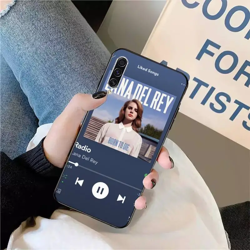 

Lana Del Rey Sexy singer model Phone Case For Samsung galaxy S 9 10 20 A 10 21 30 31 40 50 51 71 s note 20 j 4 2018 plus