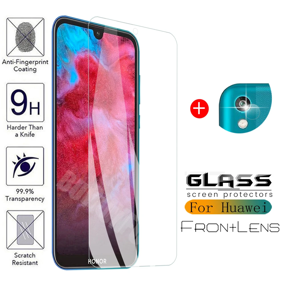 

2in1 Transparent Protective Glass On For huawei p30 lite Screen Protector Tempered Glass For Huawei P30 Premium Safety Glas