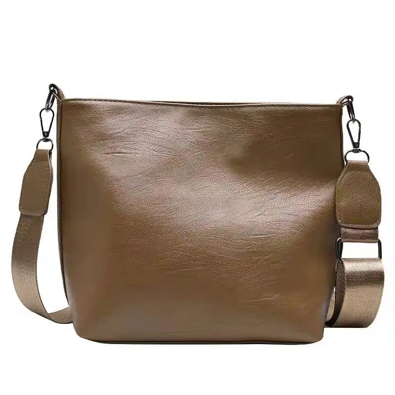 

Сумка кросс-боди из экокожи, роскошный саквояж на плечо, повседневный вместительный чемоданчик с винтажными ручками