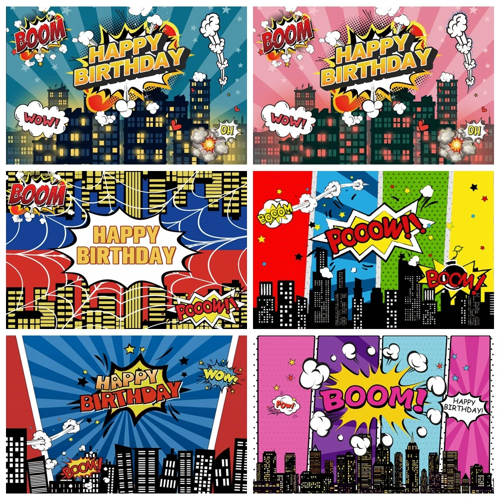Yeele мультфильм Super hero городское здание Hero детский наряд для дня рождения вечерние