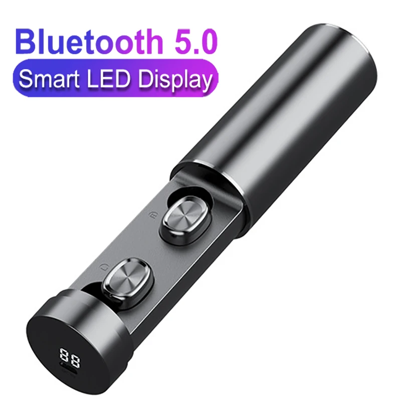 B9 TWS Bluetooth Earphones V5.0 Wireless In-ear Stereo Sound Headphones 8D HIFI Noise Conceling Sport Headsets for IOS Android
B9 TWS Bluetooth Earphones V5.0 Wireless In-ear Stereo Sound Headphones 8D HIFI Noise Conceling Sport Headsets for IOS Android