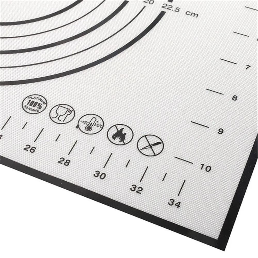 

Non Stick Silicone Baking Mat Pizza Dough Maker Pastry Cooking Tools Utensils Bakeware Kneading Accessories Kitchen Gadgets