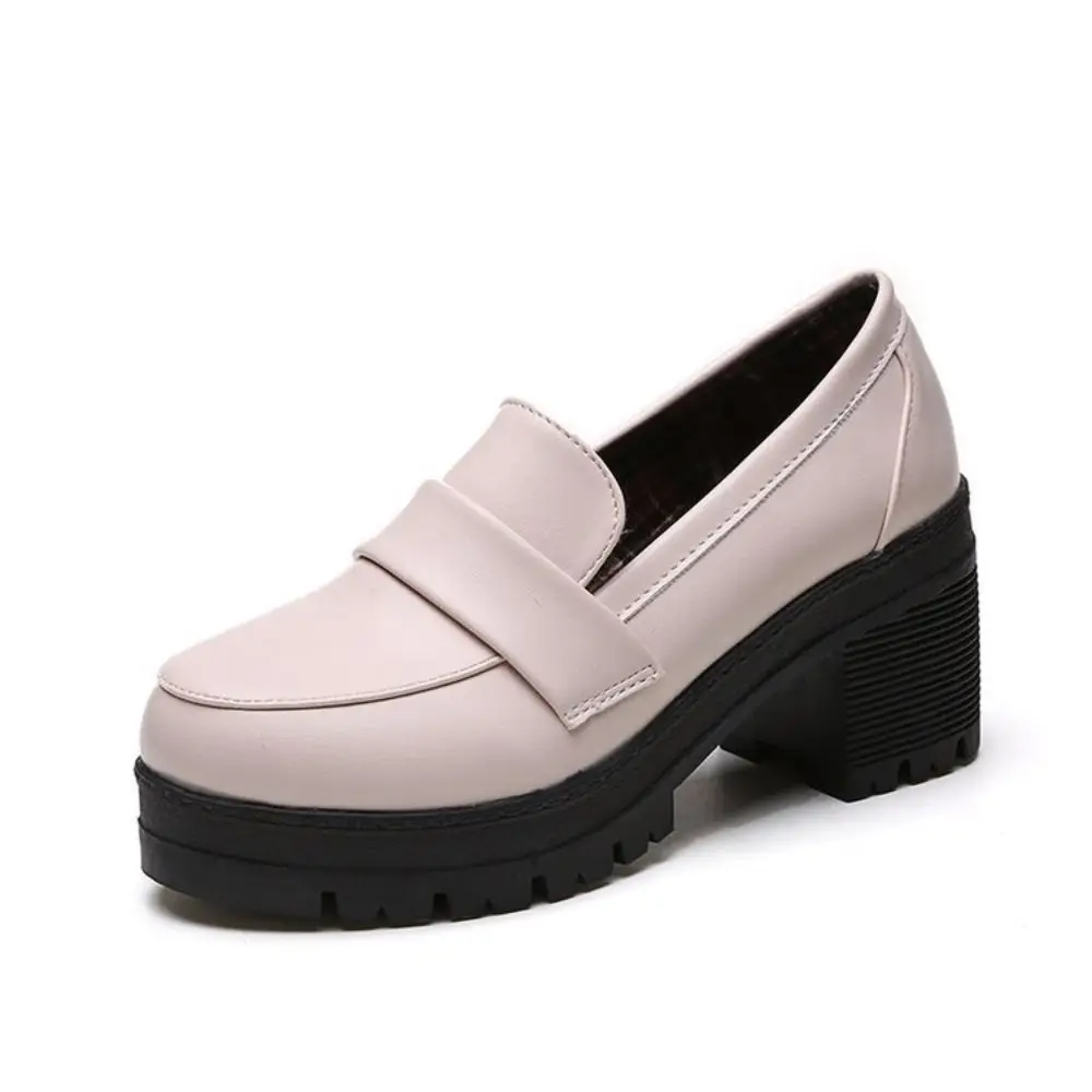 

Japanese High School Student Shoes Girly Girl Lolita Shoes Cospaly Shoes JK Uniform Loafers Casual Shoes harajuku vintage shoes