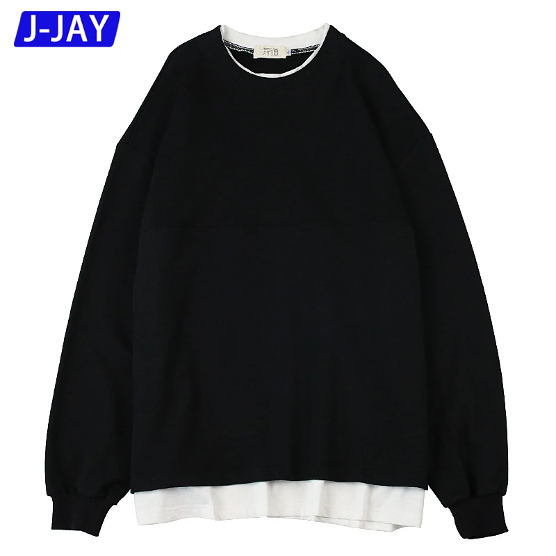

J-Jay Brand Men's Sweatshirt Spring And Autumn Thin Hip-hop Hip-hop Hip-hop Loose Tide Harajuku O-neck Pullover Men Clothing