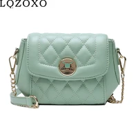 solid color leather mini crossbody bags for women 2021 summer simple shoulder bag female travel phone purses and handbags