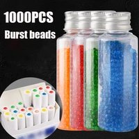 1000pcs cigarette pops beads mixed fruit flavor diy capsule mint beads explosion blast ball holder filter smoking accessories