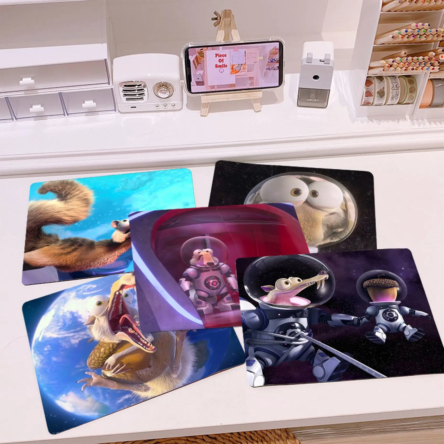 

Высококачественный новый скоростной коврик для мыши Disney Cosmic Scrat-tastrophe, лидер продаж, оптовая продажа, игровой коврик для мыши