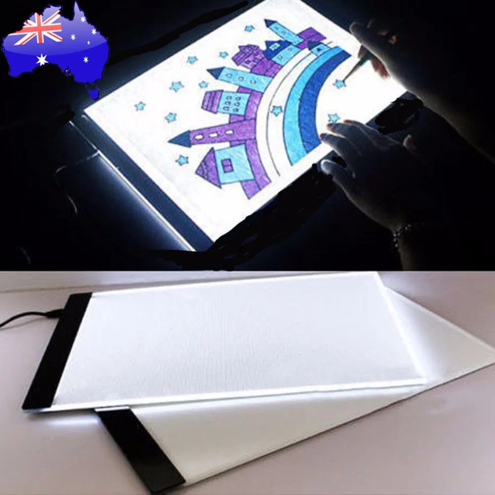 LED Light Box Artist Thin Art Stencil Board Tracing Drawing Plat USB Powered A4 Copy Station | Компьютеры и офис