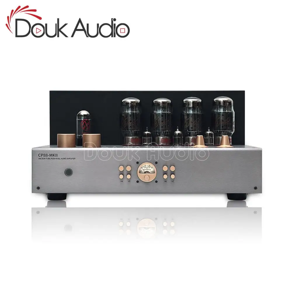 Douk аудио Hi-end GOLD LION KT88 вакуумный нажимной трубчатый усилитель стерео Встроенный