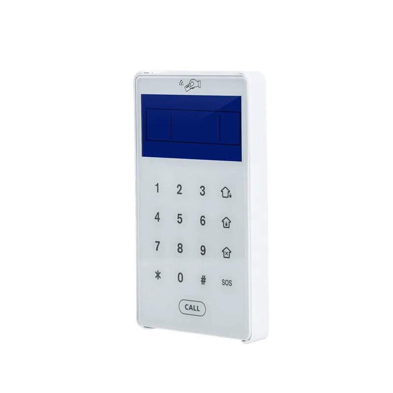 Фокус 433Mhz 868Mhz сенсорный экран Беспроводная RFID Клавиатура демонтаж сигнализации