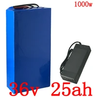36v electric bike battery 36v 25ah lithium scooter battery 36v 500w 1000w ebike battery with 42v 5a charger free customs tax