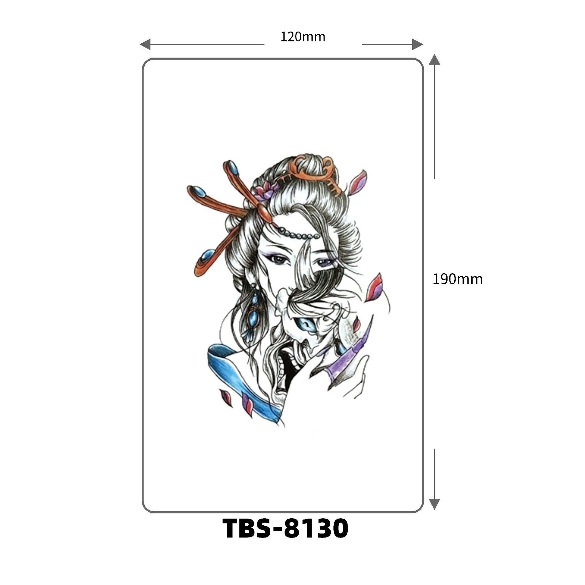 Водостойкая Временная тату-наклейка сова тигр волк флэш-татуировки