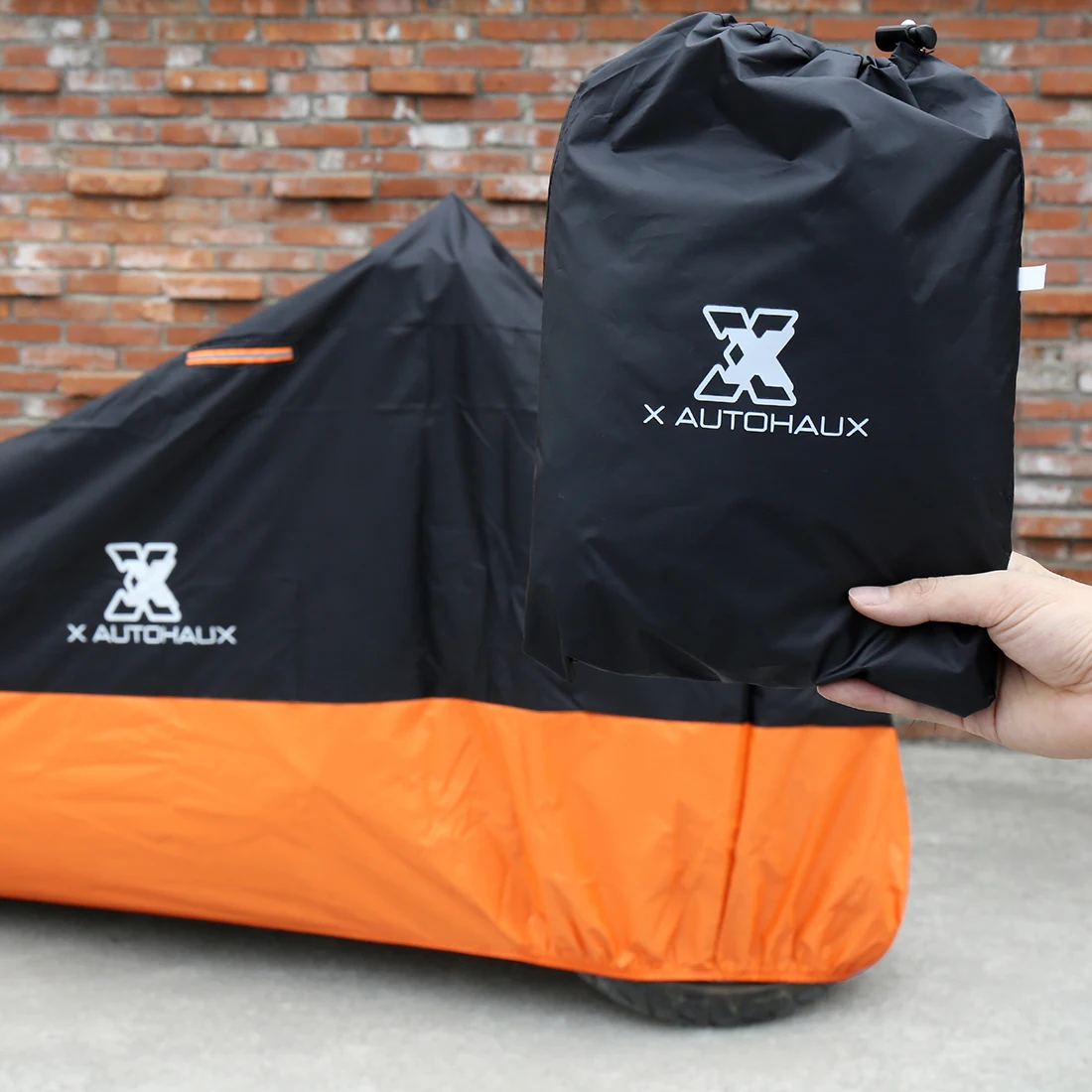 Универсальный всесезонный чехол X AUTOHAUX L XL 2XL 3XL 210D из ткани Оксфорд для мотоцикла и