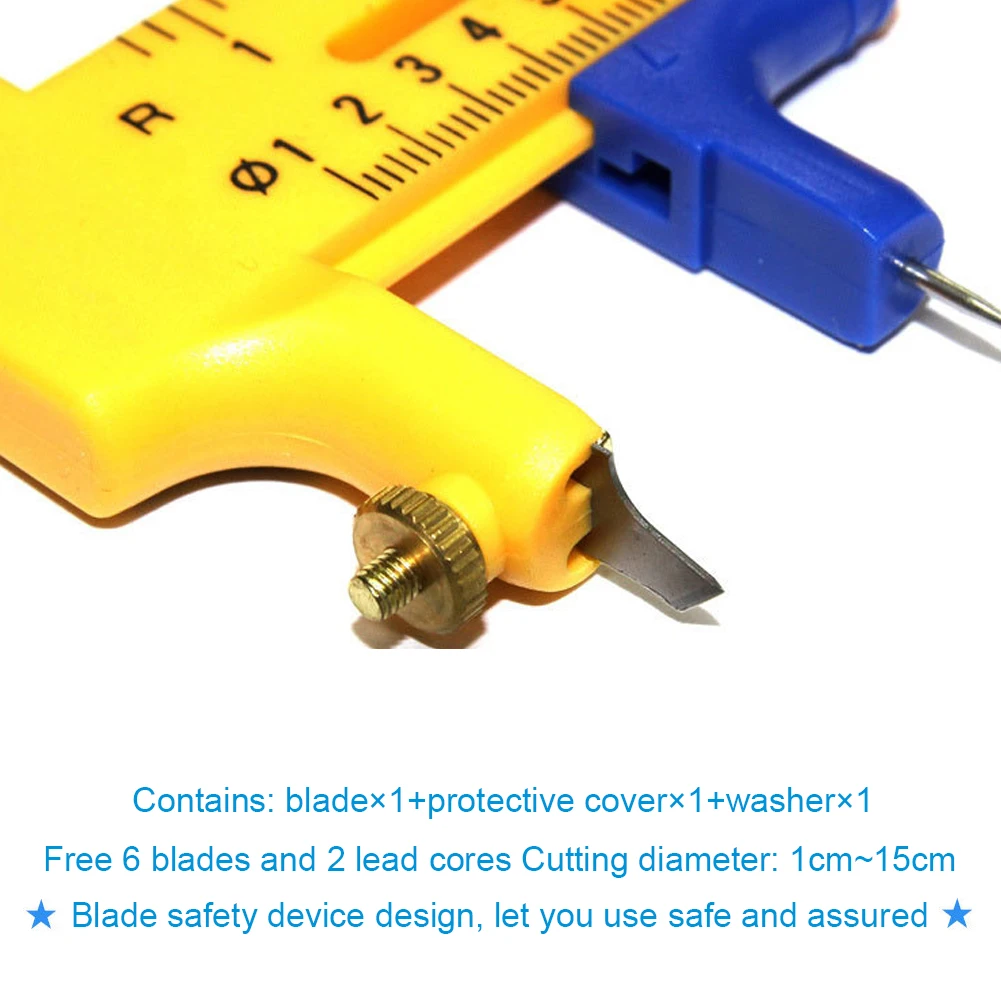 Компас резец круга круговой режущий инструмент Регулируемый диаметром 10 мм-150 мм