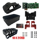 10*21700 литий-ионный аккумулятор, пластиковый чехол PCB, зарядное устройство, корпус для литиевой батареи Milwaukee m18 18 в 20 в 8 Ач