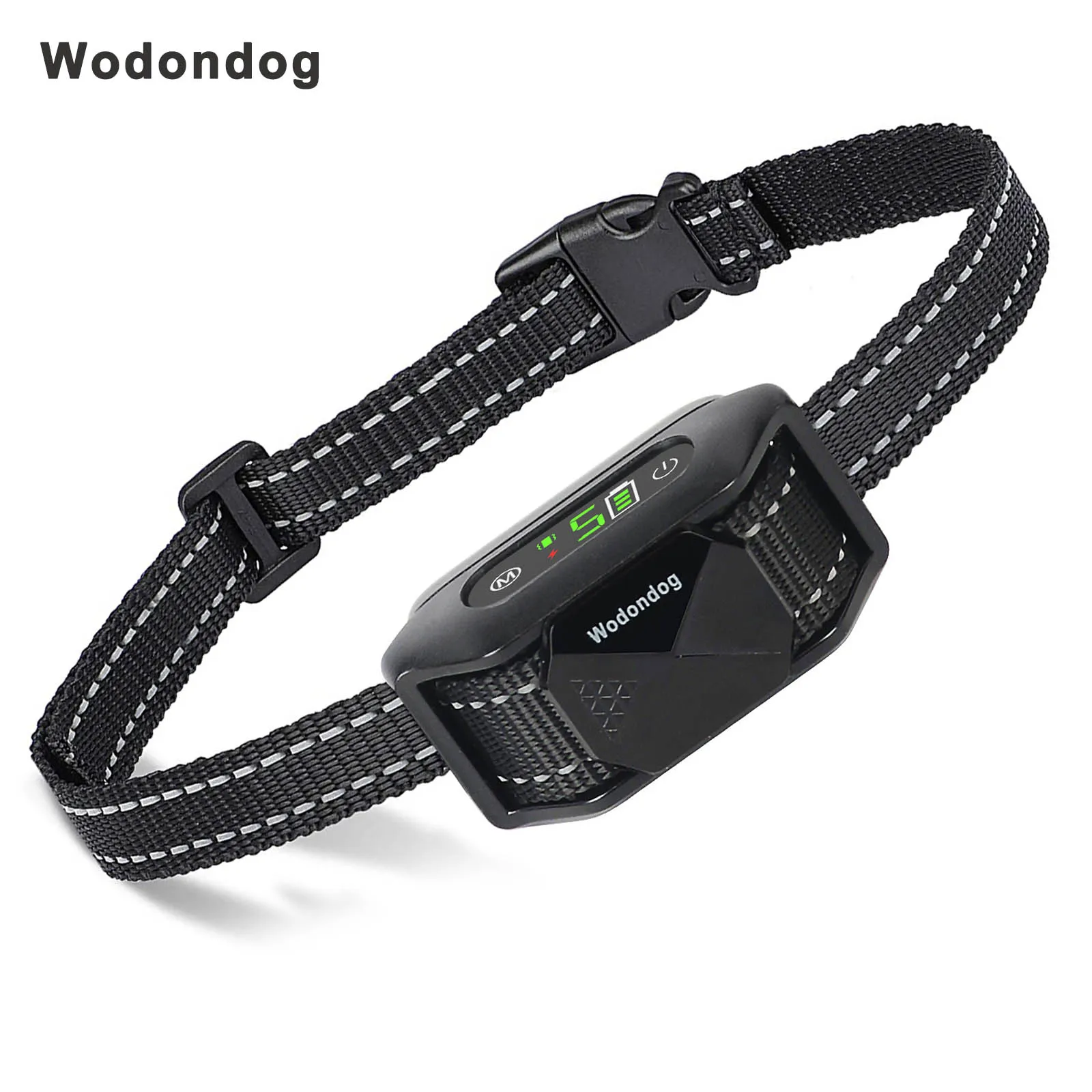 

Ошейник для дрессировки собак с защитой от лая, Электрический шоковый ошейник, перезаряжаемый, водонепроницаемый, с вибрацией, без вреда дл...