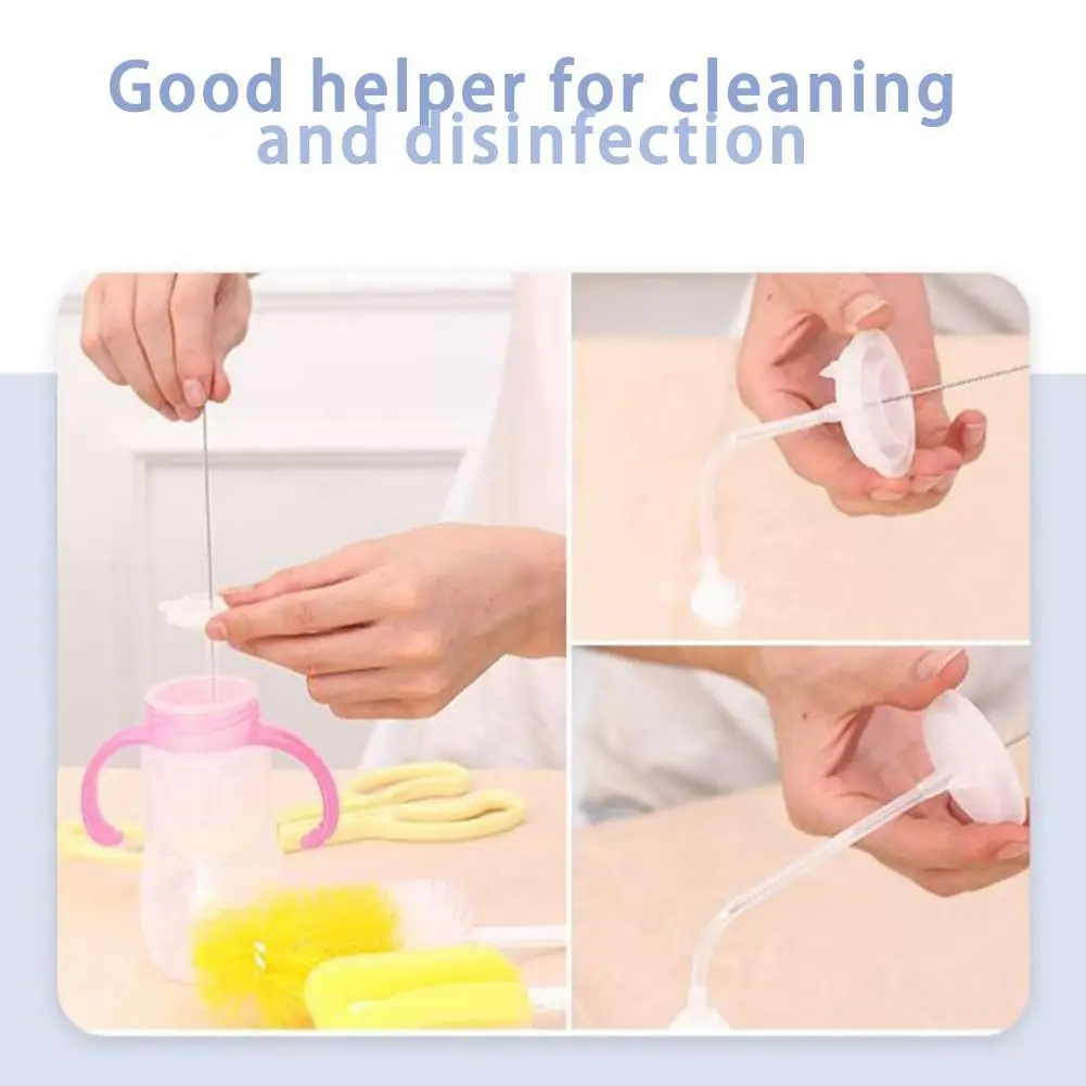 

1PC Pipe Cleaning Brush Fish Tank Pipe Brush Suction Brushes Glass Tube Cleaning Hair Tube Straw Wholesale Soft D4B1