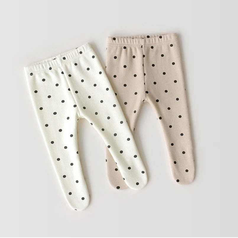 

Sweet polka dot newborn baby pantyhose soft cotton slim infant boy and girls tights kids stocking for girls pants children leggi