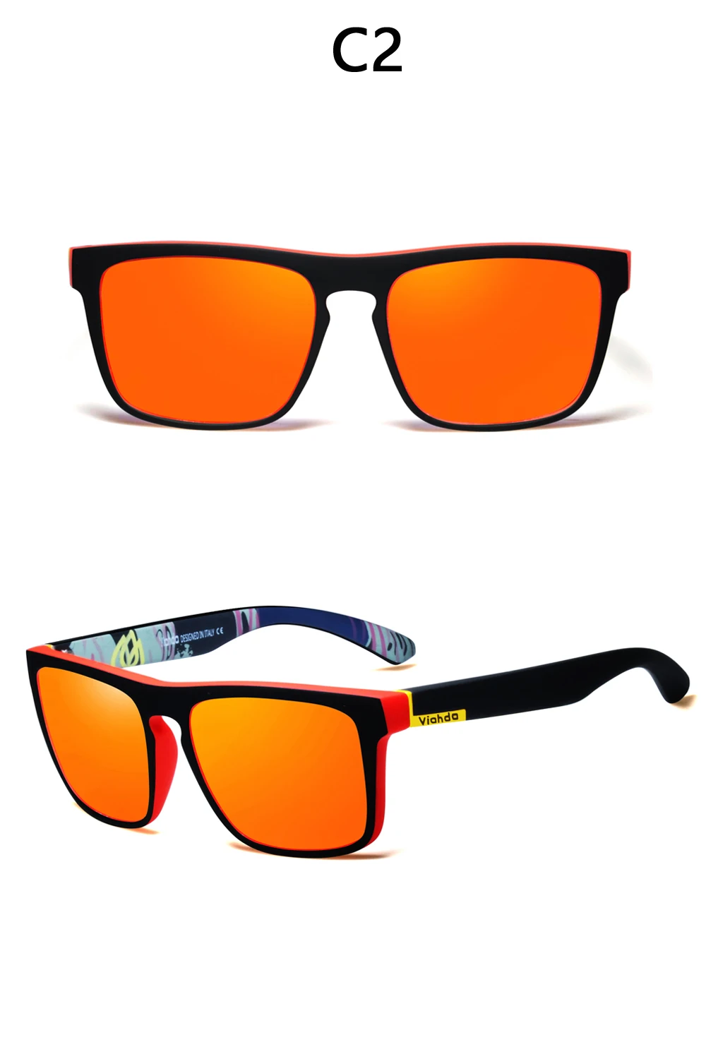 VIAHDA, модные, унисекс, квадратные, поляризационные, lunette de soleil femme de marque de Lux
