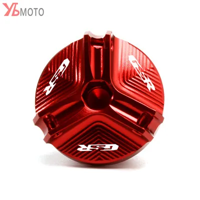 GSR-Red Крышка Масляного наполнителя для SUZUKI GSR 400 600 750 GSR400 GSR600 GSR750 аксессуары для мотоциклов сливная гайка для стока двигателя крышка чашки - Цвет: GSR-Red