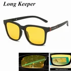 Классические поляризованные солнцезащитные очки ночного видения для мужчин и женщин, антибликовые солнцезащитные очки для вождения автомобиля, мужские желтые линзы, очки UV400 Oculos