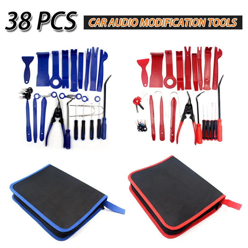 19/38 шт. ручной инструмент для автомобильной двери радио панели отделки приборной
