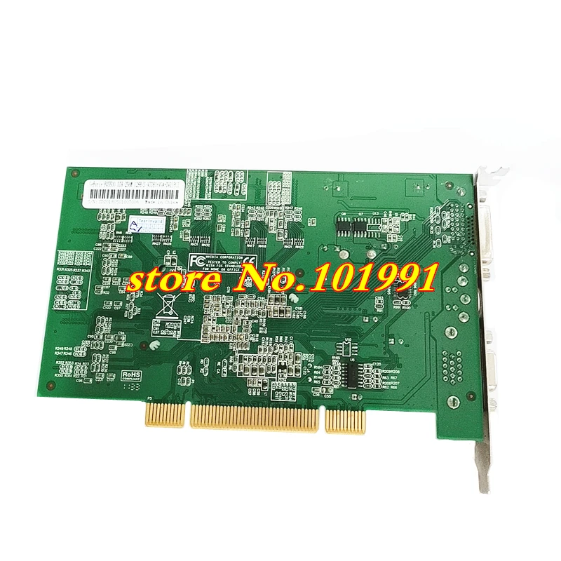 Pci-видеокарта FX5500 256MB VGA+ DVI+ S терминал поддерживает мониторинг раздельного экрана трактора и т. д