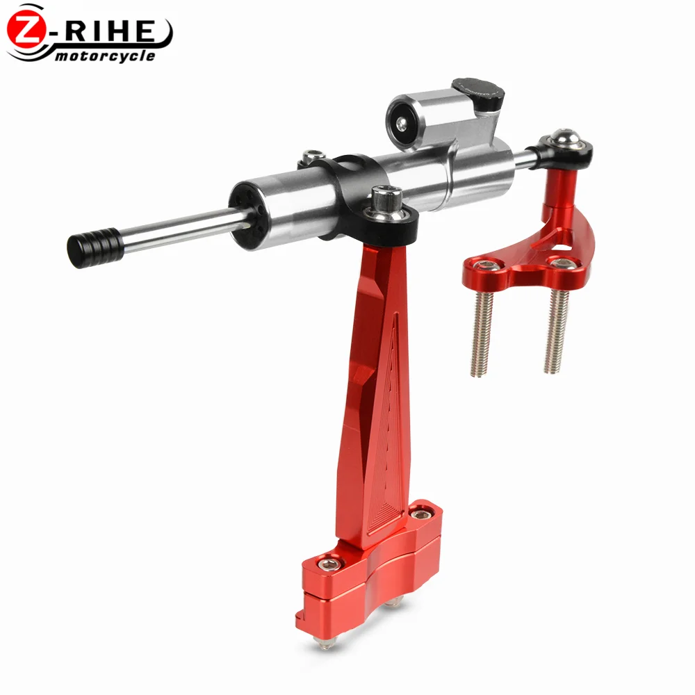 CNC алюминиевый регулируемый Полный Набор рулевой демпфер Стабилизатор Монтажный