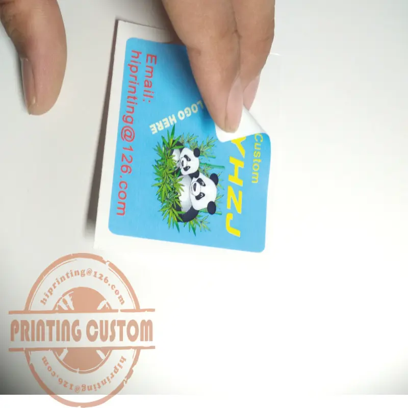 

Full color glossy custom label sticker