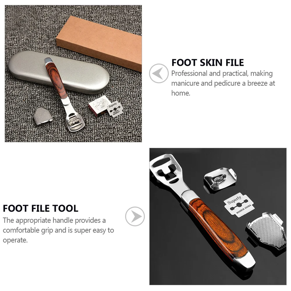 

Foot Scraper Feet Care Pedicure Tool Home Foot Callus Remover (Assorted Color)